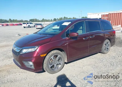 2018 Honda Odyssey Touring from USA, damaged, VIN 5FNRL6H83JB010245
